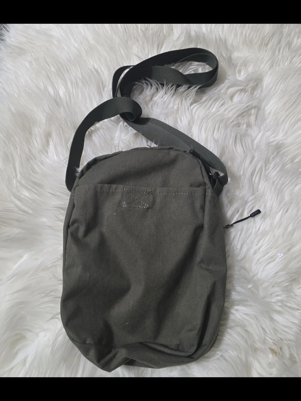 Nike Olive Green Small Crossbody Messenger Bag for Men